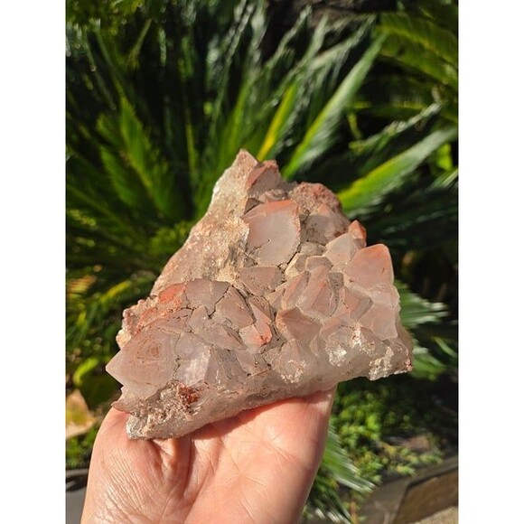 Hematite Quartz Crystal Cluster - Picture 8 of 10